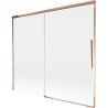 Mexen Rox Duschwand 2-flügelig verschiebbar 180 x 150 cm, transparent, Roségold - 8C9-180-001-60-00