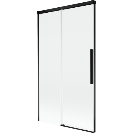 Mexen Rox Duschwand 2-flügelig, verschiebbar 100 x 150 cm, transparent, schwarz - 8C9-100-001-70-00