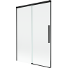 Mexen Rox 2-flügelige verschiebbare Badewannenfaltwand 120 x 150 cm, transparent, schwarz - 8C9-120-001-70-00