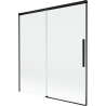 Mexen Rox Duschabtrennung 2-flügelig, verschiebbar 150 x 150 cm, transparent, schwarz - 8C9-150-001-70-00