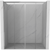 Mexen Rox Duo Schiebetür Duschwand 200 cm, transparent, Chrom - 8C2-200-002-01-00