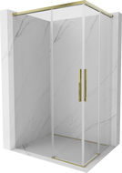 Mexen Rox Duo Schiebeduschkabine 95 x 90 cm, transparent, gold - 8C2D-095-090-50-00