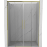 Mexen Rox Duo Duschschiebetüren 150 cm, transparent, gold - 8C2-150-002-50-00