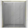 Mexen Rox Duo Duschschiebetüren 180 cm, transparent, gold - 8C2-180-002-50-00