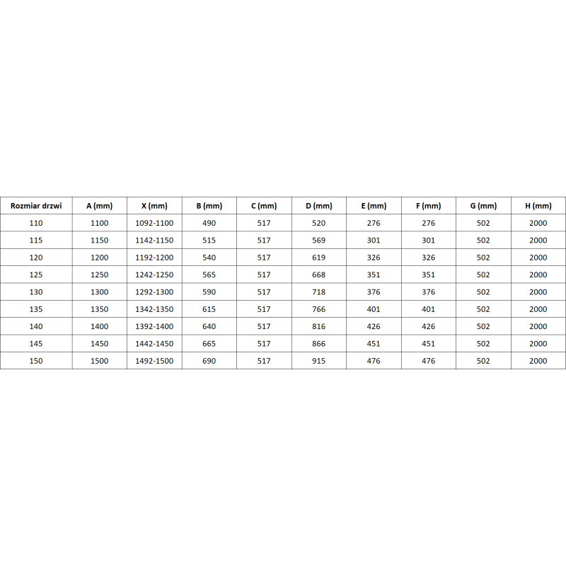 Mexen Lunar-F L Falttür rechte Duschabtrennung 140 cm, transparent, gebürsteter Nickel - 836SL-140-050-97-00-P