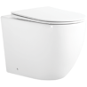 Mexen Lena WC-Standbecken Rimless Tornado mit Absenkautomatik Slim, Duroplast, Weiß Glanz - 3222T4000