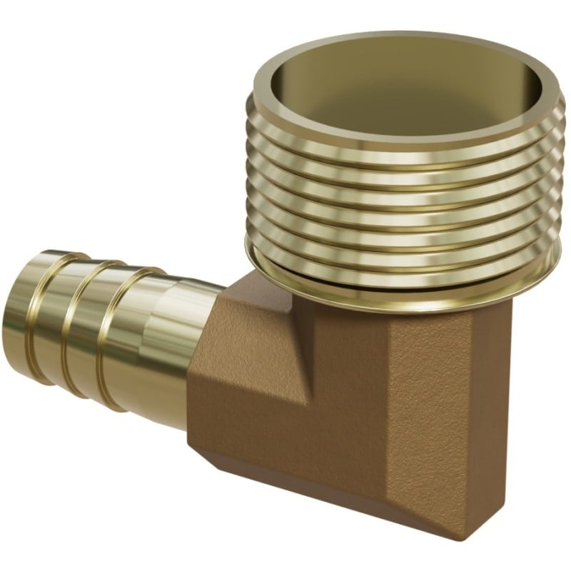 Mexen BRASS Schlauchverbinder Messingwinkel 1/2 AG x 10 mm - W97423-1210