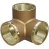 Mexen BRASS Messing T-Stück 3D 1/2 GW x 1/2 GW x 1/2 GW - W97425-121212