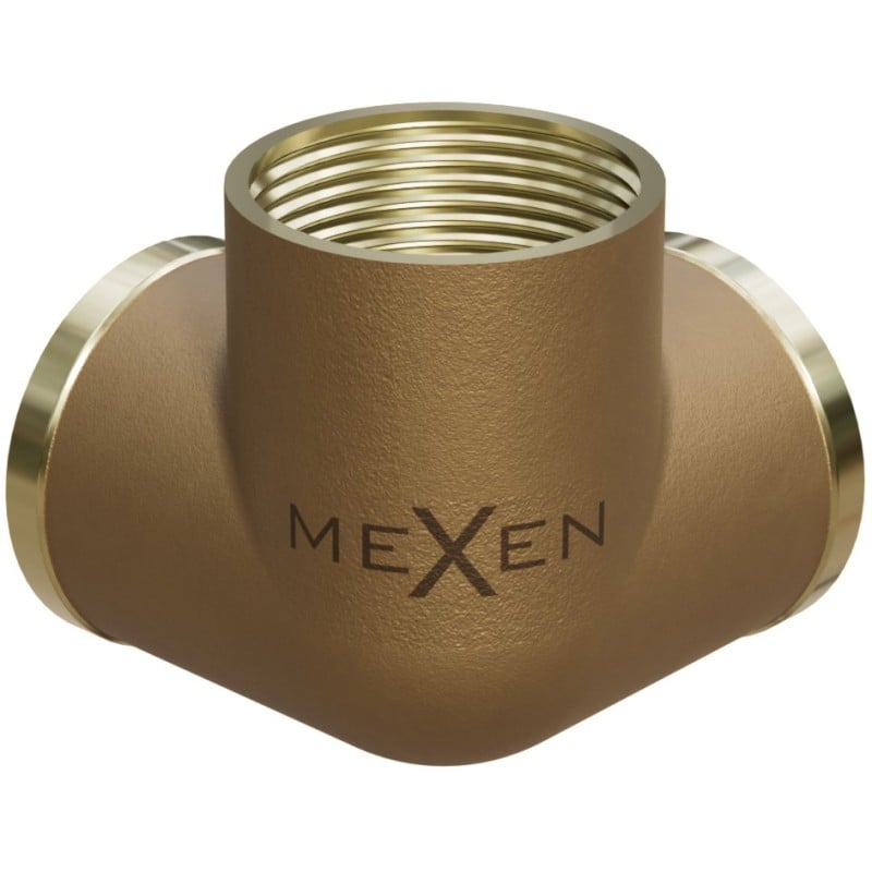 Mexen BRASS Messing T-Stück 3D 1/2 GW x 1/2 GW x 1/2 GW - W97425-121212