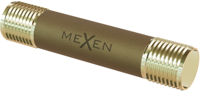 Mexen BRASS Messingstutzen mit Gewinde 1/2 AG x 1/2 AG, 150 mm - W97427-1212-150
