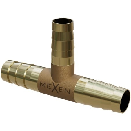 Mexen BRASS T-Stück für Schlauch T Messing 6 x 6 x 6 mm - W97428-060606