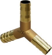 Mexen BRASS Y-Schlauchverbinder aus Messing 8 x 8 x 8 mm - W97429-080808