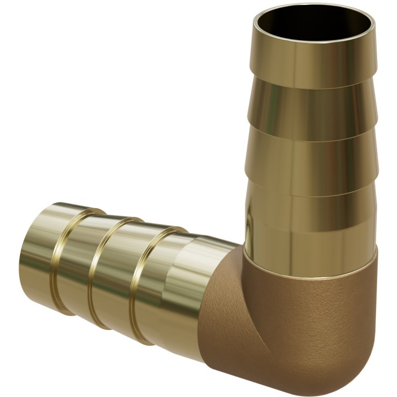 Mexen BRASS-Bögen Messing-Schlauchverbinder 10 x 10 mm - W97431-1010