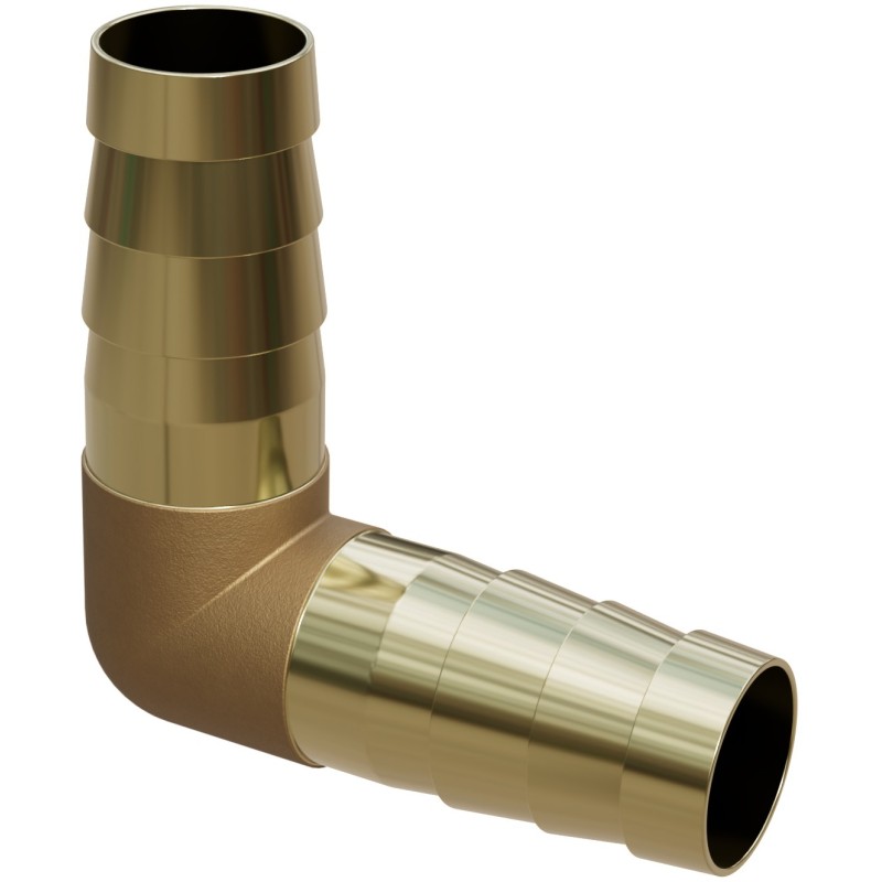 Mexen BRASS-Bögen Messing-Schlauchverbinder 10 x 10 mm - W97431-1010