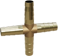 Mexen BRASS Messing Vierfach-Schlauchverbinder X 10 x 10 x 10 x 10 mm - W97432-10101010
