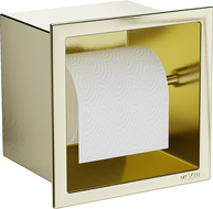 Mexen X-Wall-P Toilettenpapierhalter, gebürstetes Gold - 1953