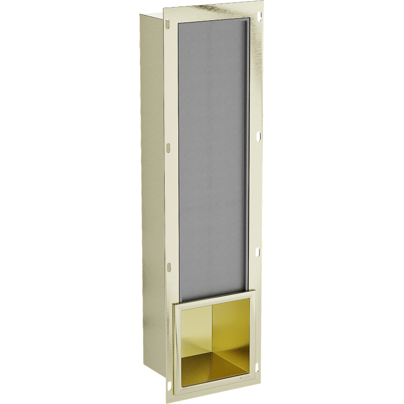 Mexen X-Wall-B Toilettenpapierhalter, gebürstetes Gold - 1955