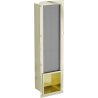 Mexen X-Wall-B Toilettenpapierhalter, gebürstetes Gold - 1955