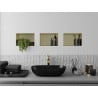 Mexen X-Wall-NR nischenregal ohne flansch 30 x 20 cm, gebürstetes gold - 1951302010