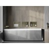 Mexen X-Wall-R Nischenregal mit Flansch 30 x 20 cm, gebürstetes Gold - 1950302010