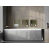 Mexen X-Wall-R Nischenregal mit Flansch 30 x 30 cm, gebürstet Gold - 1950303010