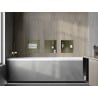 Mexen X-Wall-NR Nischenregal ohne Flansch mit Ablage 30 x 30 cm, gebürstetes Gold - 1951303010S