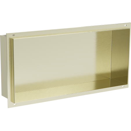 Mexen X-Wall-NR Nischenregal ohne Blende 45 x 20 cm, gebürstet gold - 1951452010