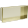 Mexen X-Wall-NR Nischenregal ohne Blende 45 x 20 cm, gebürstet gold - 1951452010