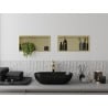 Mexen X-Wall-R Nischenregal mit Flansch 45 x 20 cm, gold gebürstet - 1950452010