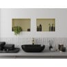 Mexen X-Wall-NR Nischenregal ohne Flansch 45 x 30 cm, gebürstetes Gold - 1951453010