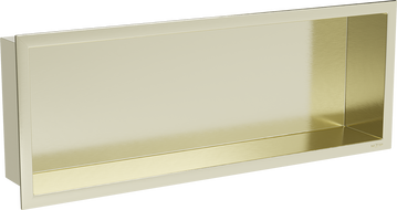 Mexen X-Wall-R Nischenregal mit Kragen 60 x 20 cm, gold gebürstet - 1950602010