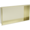 Mexen X-Wall-NR Einbauregal ohne Blende 60 x 30 cm, gebürstetes Gold - 1951603010