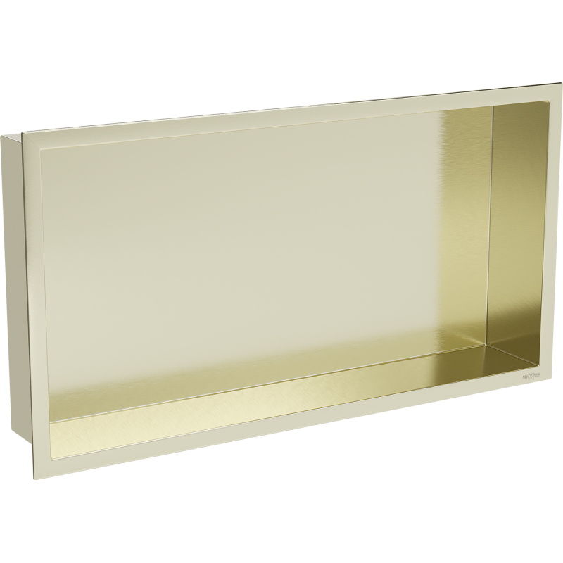 Mexen X-Wall-R Nischenregal mit Rahmen 60 x 30 cm, gebürstetes Gold - 1950603010