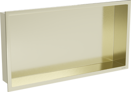 Mexen X-Wall-R Nischenregal mit Rahmen 60 x 30 cm, gebürstetes Gold - 1950603010