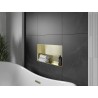 Mexen X-Wall-NR Einbauregal ohne Blende 60 x 30 cm, gebürstetes Gold - 1951603010
