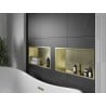 Mexen X-Wall-R Nischenregal mit Rahmen 60 x 30 cm, gebürstetes Gold - 1950603010
