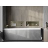 Mexen X-Wall-R Nischenregal mit Kragen 60 x 20 cm, gold gebürstet - 1950602010