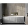 Mexen X-Wall-R Nischenregal mit Kragen 60 x 20 cm, gold gebürstet - 1950602010