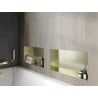 Mexen X-Wall-NR Einbauregal ohne Blende 60 x 30 cm, gebürstetes Gold - 1951603010