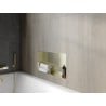 Mexen X-Wall-NR Einbauregal ohne Blende 60 x 30 cm, gebürstetes Gold - 1951603010