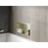 Mexen X-Wall-R Nischenregal mit Rahmen 60 x 30 cm, gebürstetes Gold - 1950603010