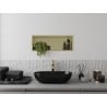 Mexen X-Wall-R Nischenregal mit Kragen 60 x 20 cm, gold gebürstet - 1950602010