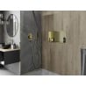 Mexen X-Wall-R Nischenregal mit Rahmen 60 x 30 cm, gebürstetes Gold - 1950603010