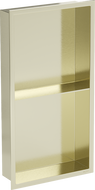 Mexen X-Wall-R Nischenregal mit Rand und Regal 60 x 30 cm, gebürstetes Gold - 1950603010S