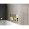 Mexen X-Wall-NR nischenregal ohne Flansch mit Regal 60 x 30 cm, gebürstetes Gold - 1951603010S