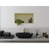 Mexen X-Wall-R Nischenregal mit Rand und Regal 60 x 30 cm, gebürstetes Gold - 1950603010S