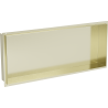Mexen X-Wall-NR Nischenregal ohne Flansch 75 x 30 cm, gebürstetes Gold - 1951753010