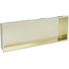 Mexen X-Wall-R Eingebaute Regal mit Flansch 90 x 30 cm, gebürstetes Gold - 1950903010