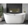Mexen X-Wall-R Eingebaute Regal mit Flansch 90 x 30 cm, gebürstetes Gold - 1950903010