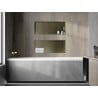 Mexen X-Wall-NR Nischenregal ohne Flansch 75 x 30 cm, gebürstetes Gold - 1951753010
